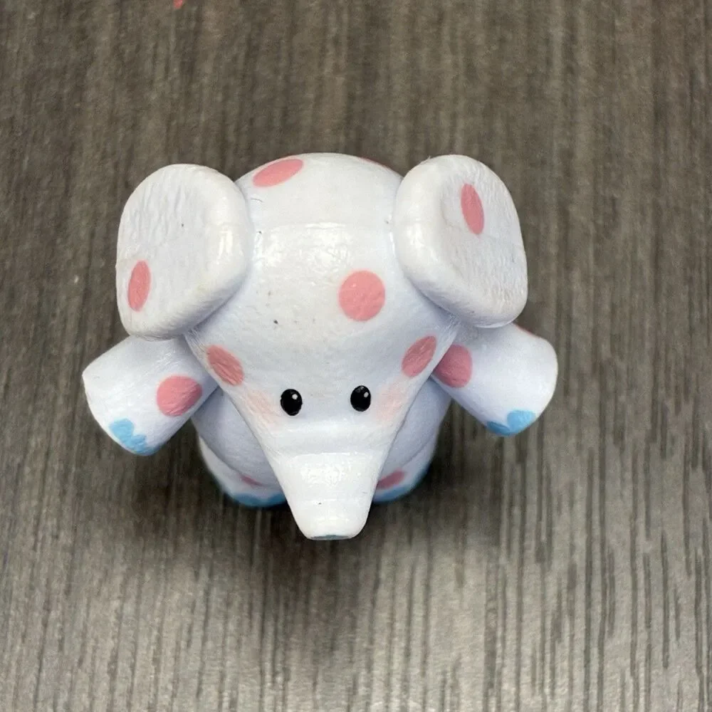 PINK SPOTTED ELEPHANT PVC Toy Island Misfit Toy Rudolph